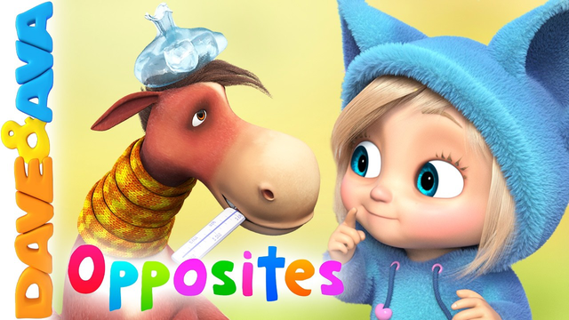 🤩 New Opposites for Kids | Nursery Rhymes and Baby Songs | Dave and Ava 🤩