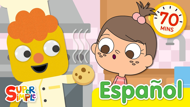 ¿Quién Tomó La Galleta? Y Más | Trabajos, Rimas Infantiles, Clima | Super Simple Español