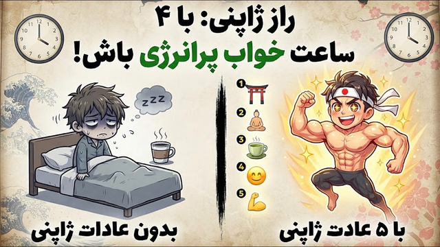 ۵ عادت ژاپنی که با ۴ ساعت خواب هم سرحال بیدارت میکنه!(بدون نیاز به کافئین)