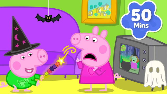 George Pig CASTS a SPELL on Peppa!😨 SPOOKY Movie Night | Peppa Pig Official BEST EPISODES COLLECTION