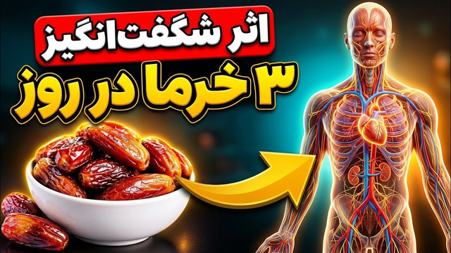 فقط ۳ خرما در روز، فرایند های برگشت‌ ناپذیری را در بدن شما آغاز می‌ کند.