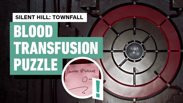 Silent Hill: Townfall - Blood Transfusion Puzzle Solution (Medical Centre)