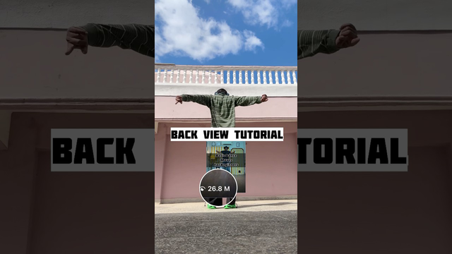 Back view Basic Dance moves combo for beginners #basicdance #dance #hiphopdance