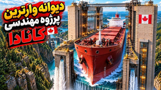 طولانی‌ترین آبراه مصنوعی جهان در کانادا چه جوری ساخته شد!!!