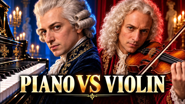 Epic Piano vs Violin | Mozart x Vivaldi Melodic Techno for Deep Focus