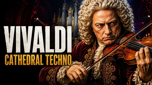 Vivaldi Cathedral Techno | Dark Baroque Violin for Deep Work