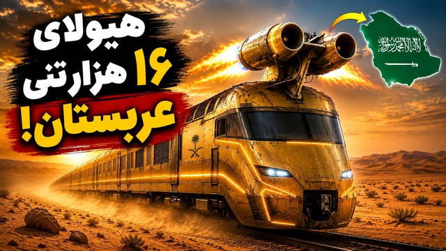قطار ۳ کیلومتری عجیب عربستان‌ وسط بیابان چی حمل می‌کند؟