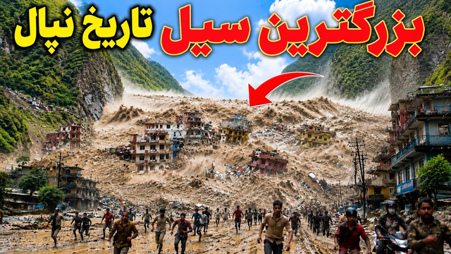 ماجرای‌‌ سیل ویرانگر نپال/هر چی بود با‌خودش برد/