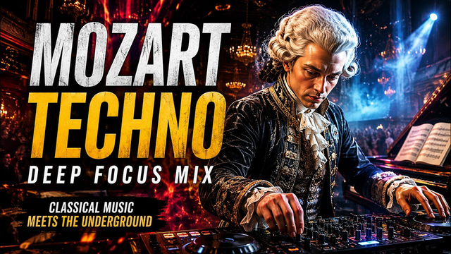 MOZART x DARK TECHNO | Do This for Better Deep Work
