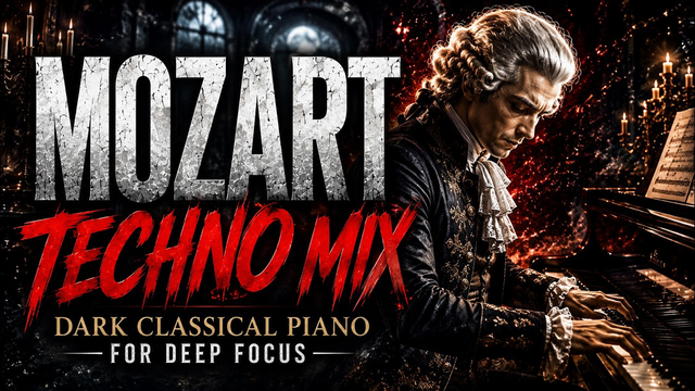 Dark Mozart for Deep Focus | D Minor Piano for Intense Concentration