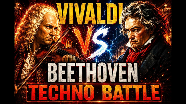 Vivaldi vs Beethoven | A Dark Techno Clash for Deep Focus