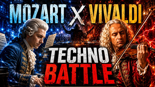Epic Melodic Techno Mozart x Vivaldi | Piano vs Violin Deep Focus Mix