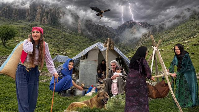 🏕Traditional Nomadic Cooking in the Summer Pasture