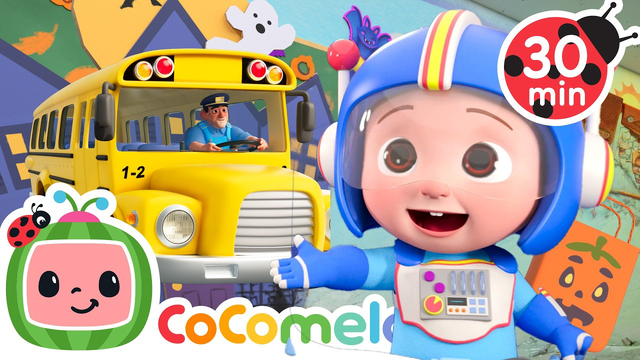 Halloween Wheels on the Bus 🎃🚌 | Spooky Kids Songs | CoComelon – Preschool Learning