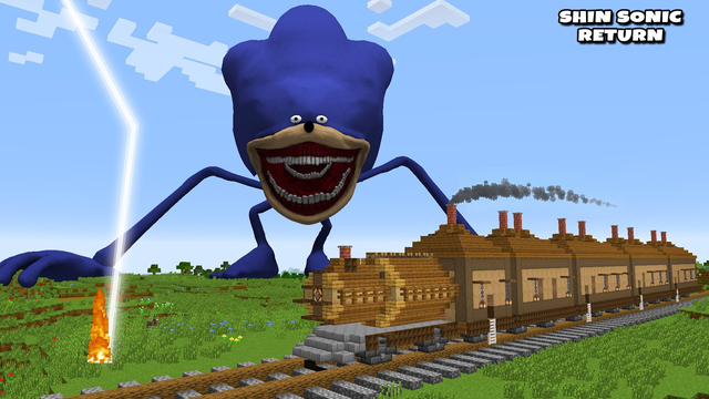 SURVIVING FROM SHIN SONIC RETURN in Minecraft - Gameplay - Coffin Meme