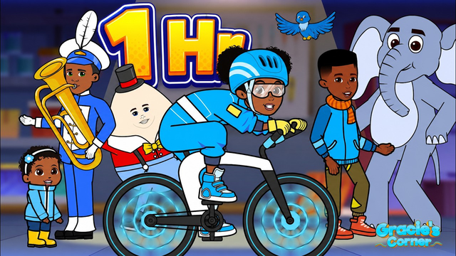 Count by Fives + More Fun & Educational Kids Songs | 1 Hour @graciescorner Compilation