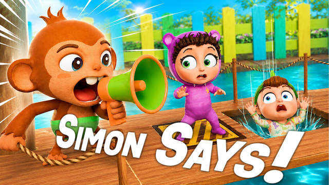 Simon Says Song | Game Competition Challenge | Joy Joy World