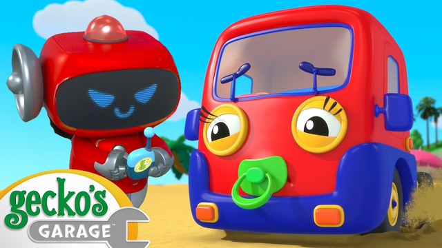 Baby Truck's Beach Day Adventure! 🏖️🚙 Gecko's Garage | Trucks For Children | Cartoons For Kids