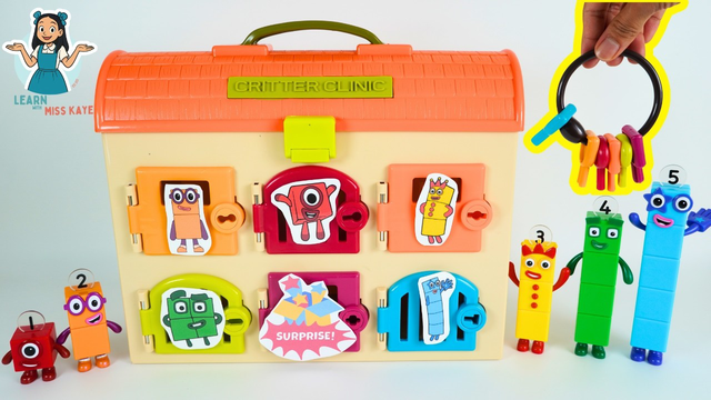 NUMBERBLOCKS TOYS 1 to 5 | Count 1 to 5 | Counting for Toddlers and Preschoolers | Critter Clinic