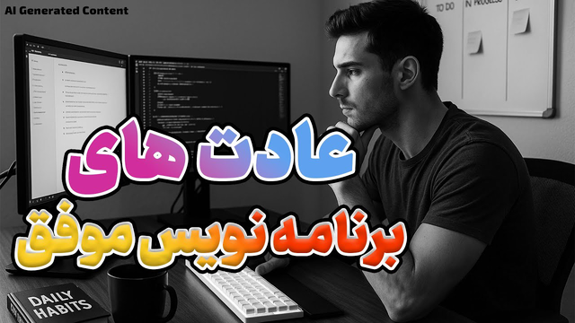 این ۵ عادت طلایی برای موفقیت در برنامه‌نویسی | راهنمای توسعه‌دهندگان