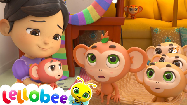 Jumping, Bumping, & Monkey Mayhem! Can Ella Keep Up? | 🌻Lellobee City Farm - Kids Playhouse Song