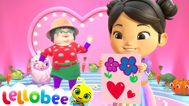 Ella’s Special Song for Grandma - Celebrating Amazing Girls! ❤️🌸 | 🌻 Lellobee City Farm