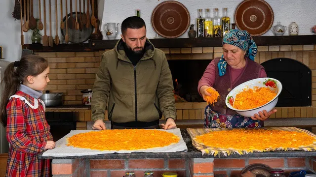 دستور خانوادگی: مانتی کدو حلوایی