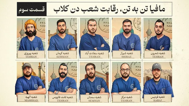 مافیا تن‌به‌تن ، رقابت شعب دن‌کلاب | قسمت سه