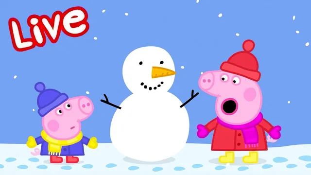 پخش زنده کریسمس پپا پیگ ۲۰۲۵ 🎄 قسمت‌های کامل و سرگرمی‌های زمستانی