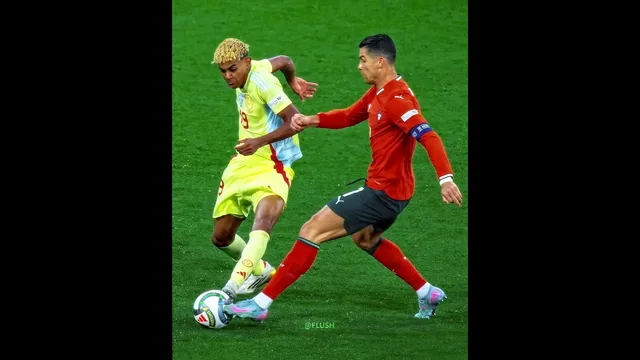 رانالدو به یامال یک درس فوتبال داد 🥶☠️