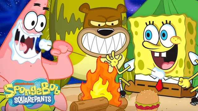بهترین لحظات کمپینگ اسفنج‌باب! ⛺ | تجمیعی 30 دقیقه‌ای | @SpongeBobOfficial