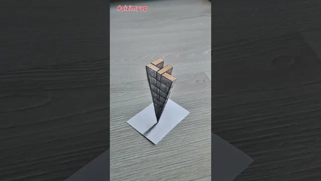 طراحی سه‌بعدی حرف F با حس آسان #کوتاه #3بعدی