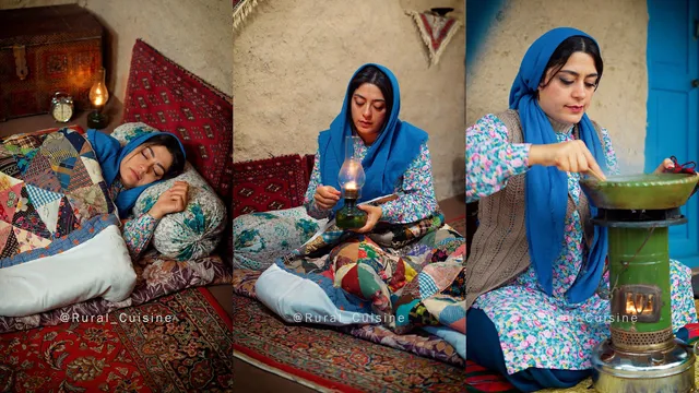 املت انگور در یک صبح پاییزی بارانی و دلنشین🍇🥚