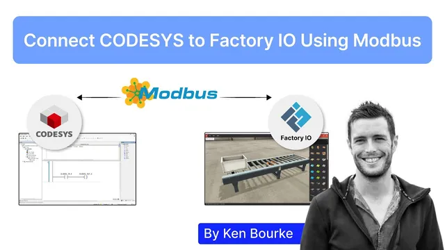 اتصال PLC CODESYS به Factory IO با استفاده از Modbus