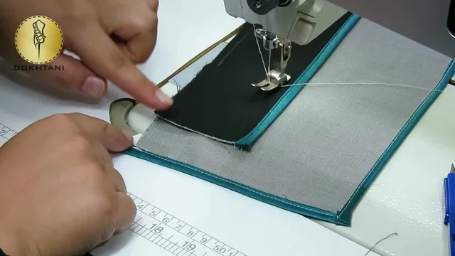 آموزش دوخت سجاف پایینی مانتو در خیاطی