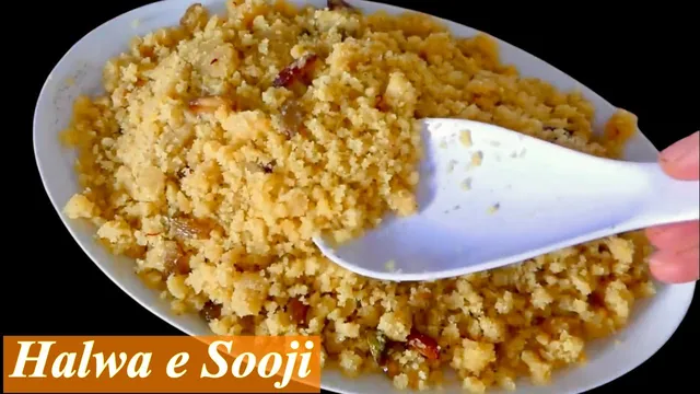 طرز تهیه حلوا سوجی | دسر خوشمزه و سریع افغانی