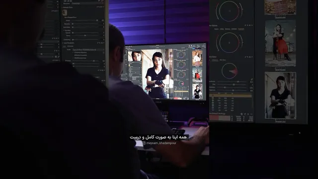 تنظیم کالیبره چشم بر مبنای مانیتور