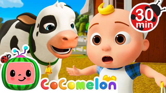 حیوانات مزرعه با کوملونی برای کودکان | قدیمی مک‌دونالد + بینگو + دیگر Nursery کوملونی