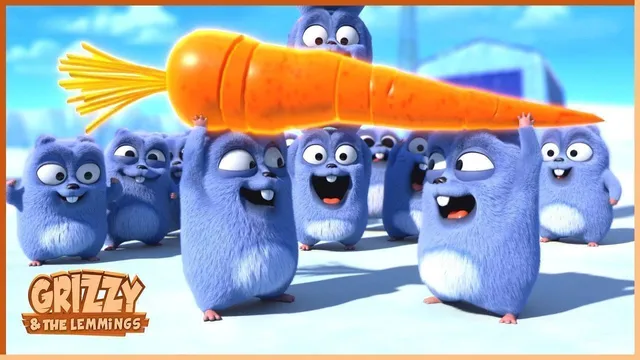 هرج و مرج بی‌پایان لمینگی! 🐹🐻 کلیپ‌هائی از گریزی و لمینگز ☃️🥕