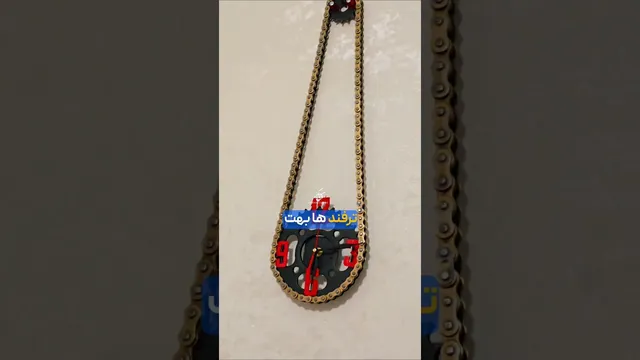 ساخت ساعت خفن با ضایعات موتور 😍