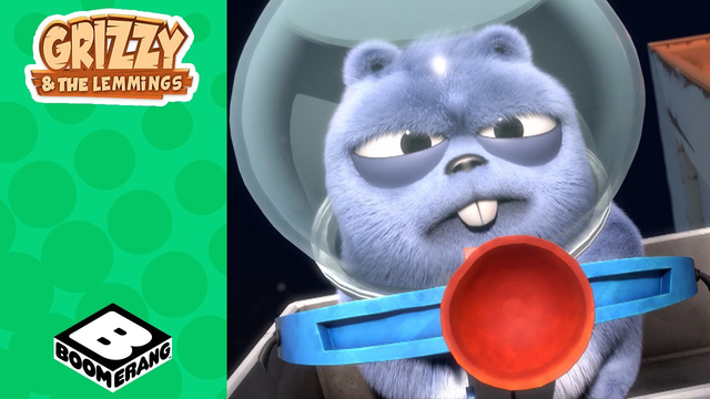 Rocket Space Adventure | Grizzy and The Lemmings | Cartoons For Kids | Boomerang