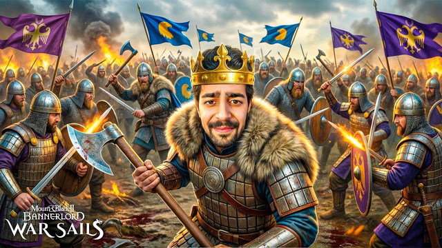 همه‌ی امپراتوری‌ها علیه ما وارد جنگ شدند! (خیلی سخت شد) 🔥👑 | Bannerlord - War Sails