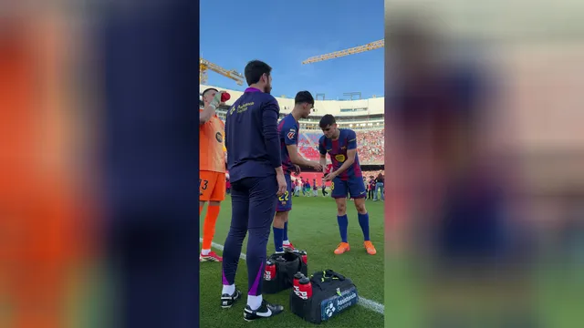 The moments before the game 👊 shorts fcbarcelona shortvideo