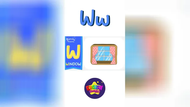 آموزش صدای حرف W به کودکان | آهنگ حروف الفبا | #shorts