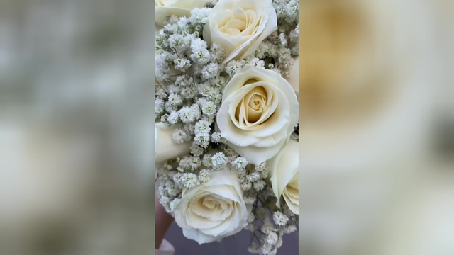 آموزش دسته گل عروس ساده و شیک