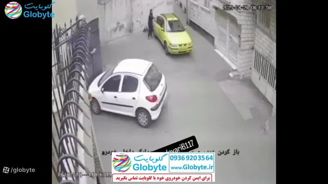 سرقت سریع ایسیو و باتری تاکسی سمند به دلیل نداشتن قفل ایسیو و باتری