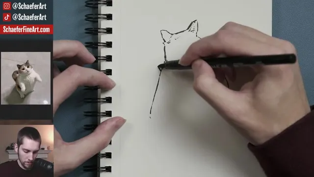 نقاشی گربه‌ها با قلم و جوهر - قسمت ۱۱