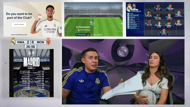 ⏱️ MINUTO A MINUTO | Real Madrid vs Mónaco | Champions League