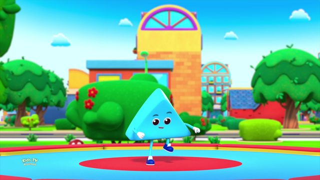 Five Little Shapes | Learn Shapes for Kids | Nursery Rhyme