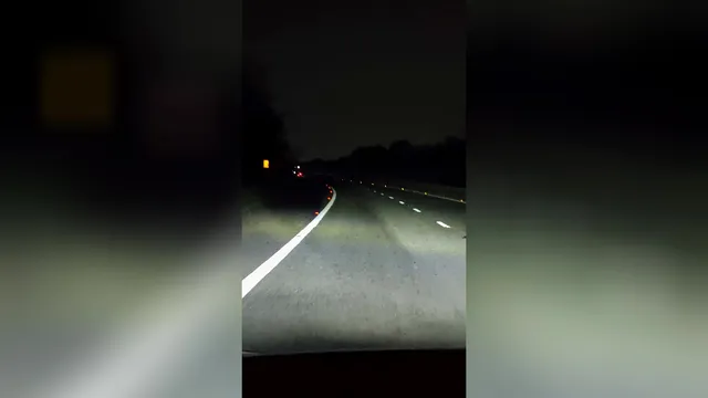 Tesla Model Y Adaptive Headlights In Action! 🔦